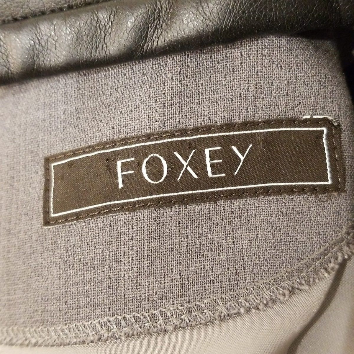 FOXEY(フォクシー) ワンピース サイズ38 M レディース - 36444 グレー