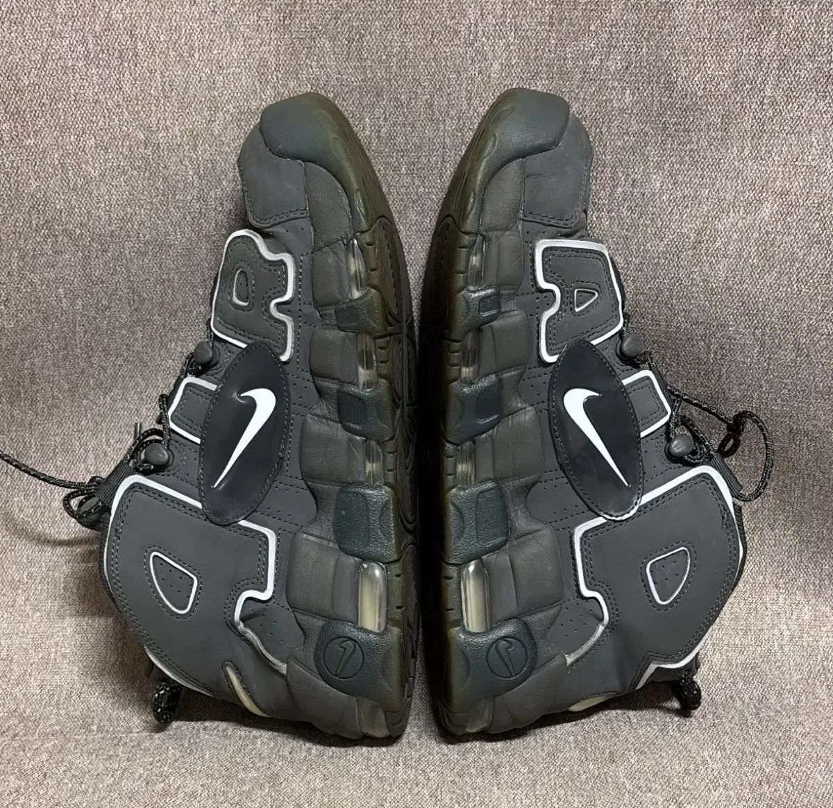 ナイキ エア 注文 モア アップテンポ 96 グレー 275 NIKE AIR MORE