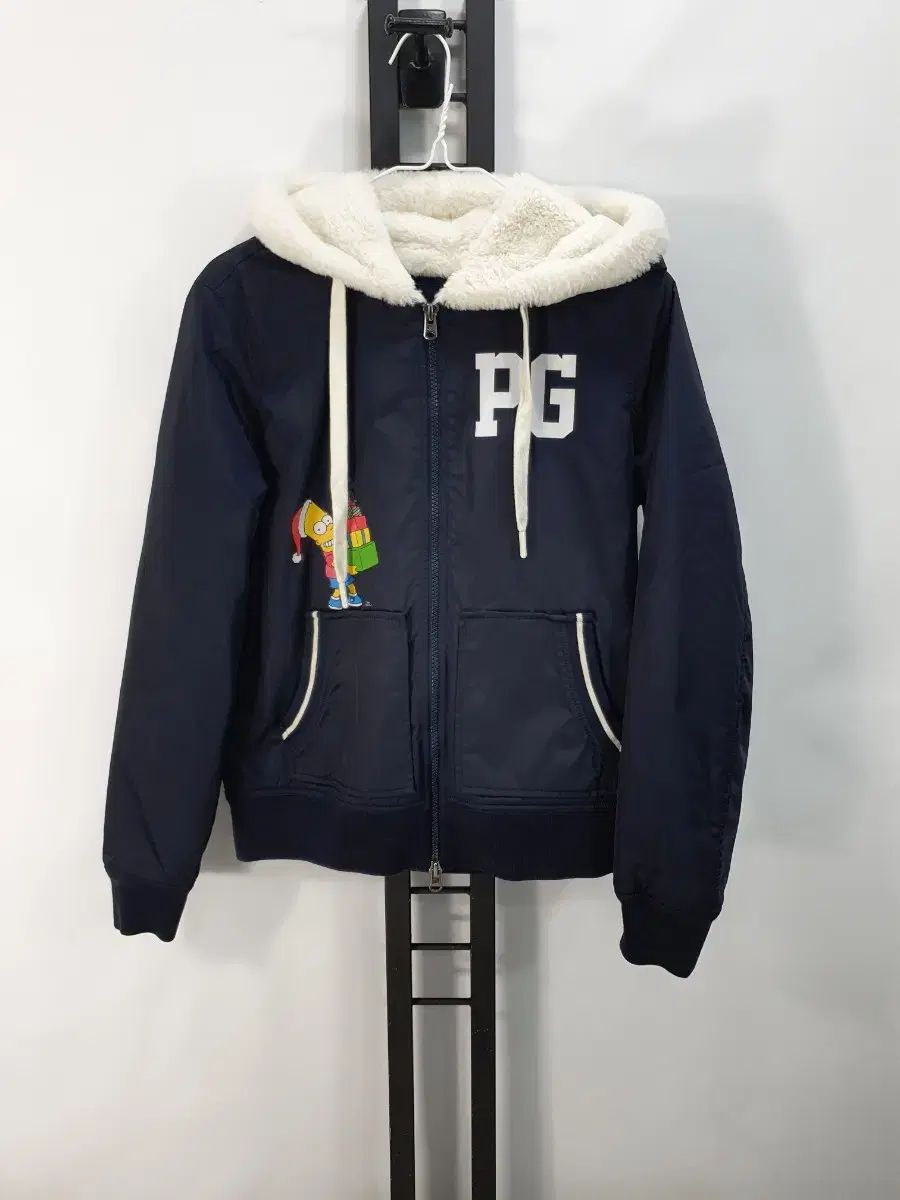 パーリーゲイツ 軽量 ダウン フリース ファー裏地 シンプソン ウィンド