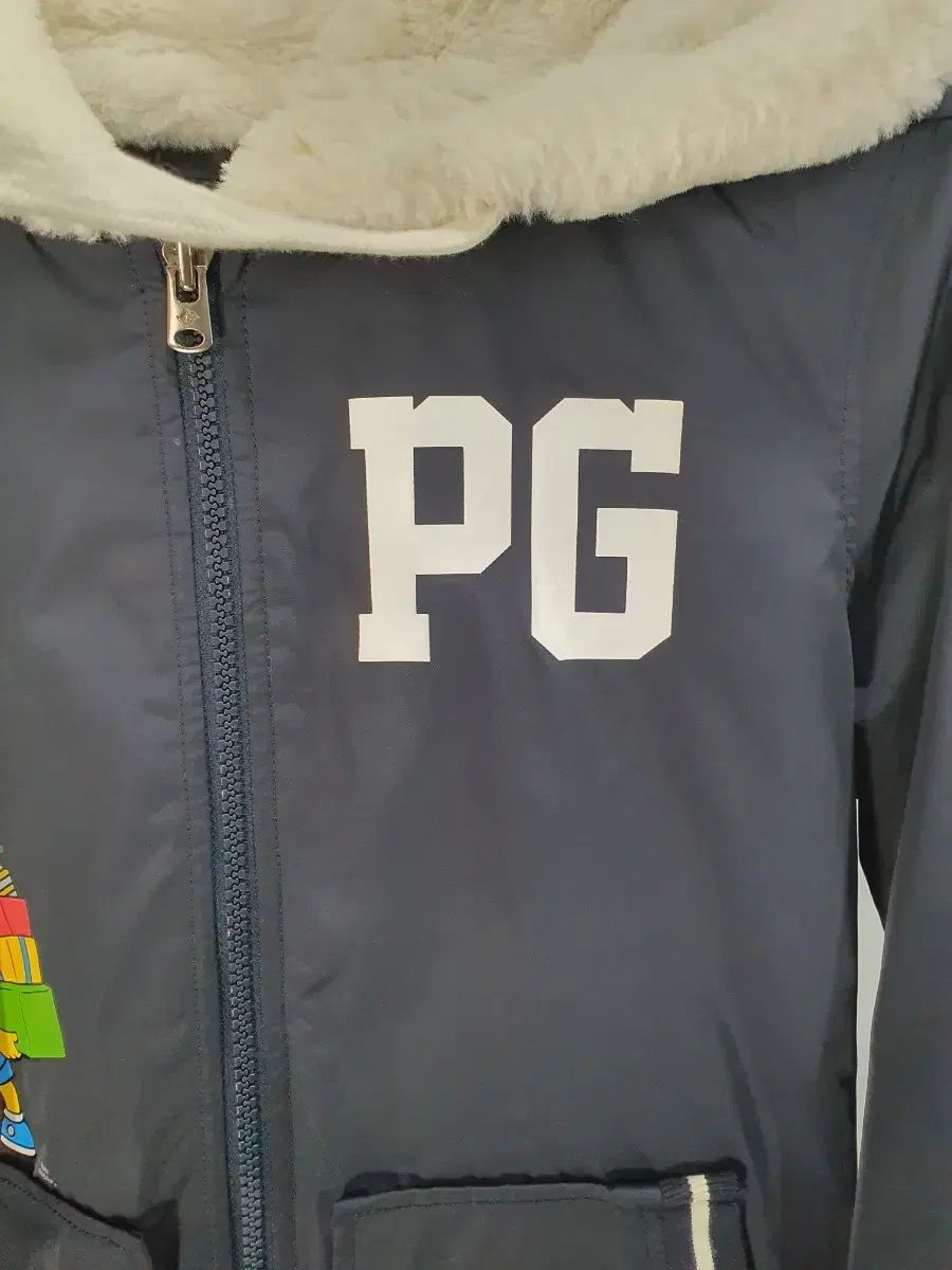 パーリーゲイツ 軽量 ダウン フリース ファー裏地 シンプソン ウィンド