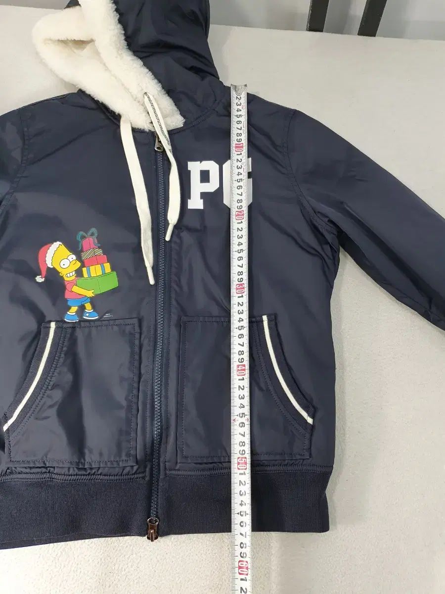 パーリーゲイツ 軽量 ダウン フリース ファー裏地 シンプソン ウィンド