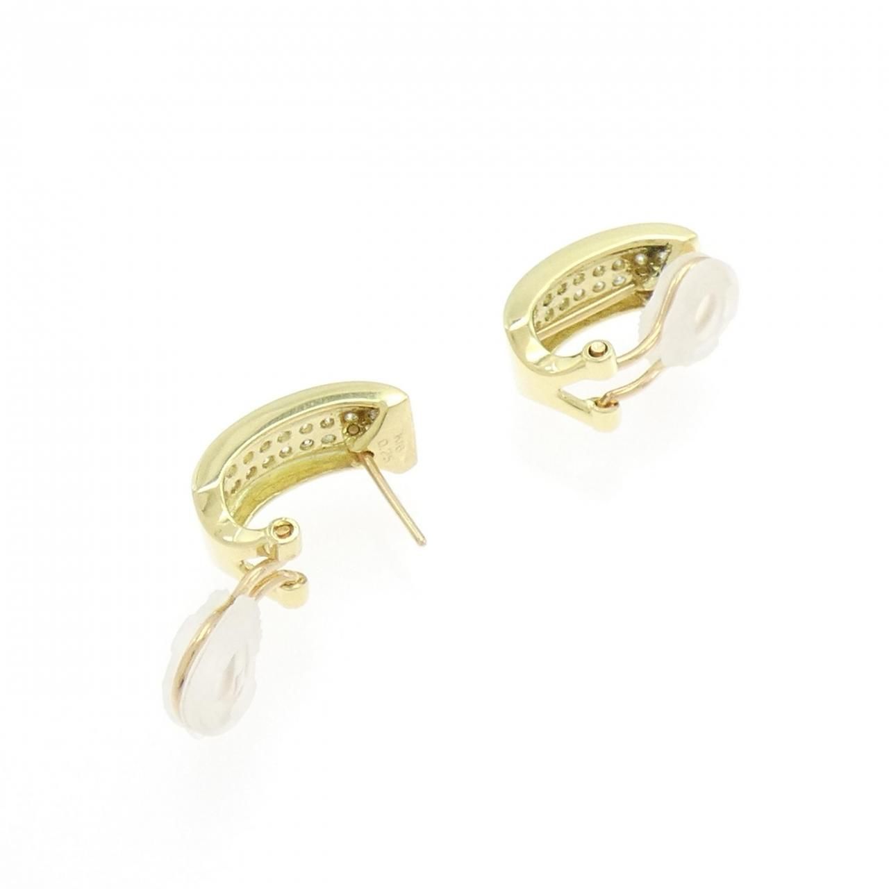 K18YG ダイヤモンド ピアス/イヤリング 0.50CT - メルカリ