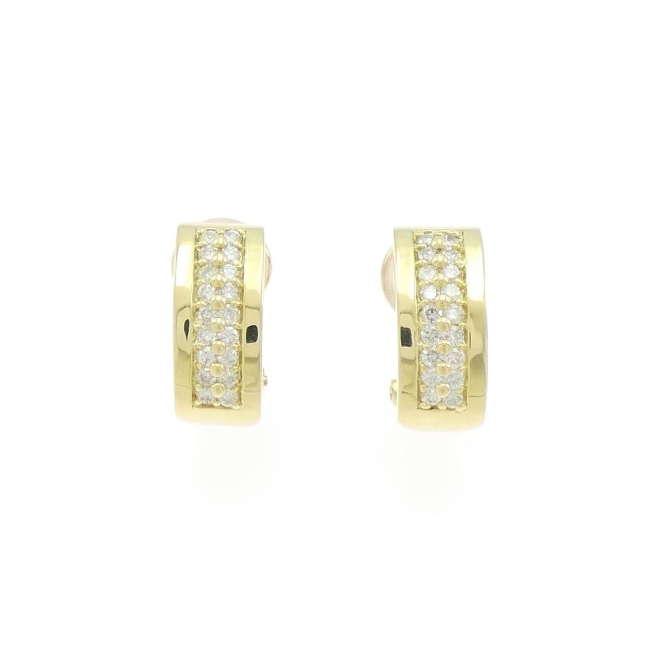 Katrina Soriano K18YGダイヤモンドピアス　　　中古品 K18YG ダイヤモンド ピアス/イヤリング 0.50CT - メルカリ