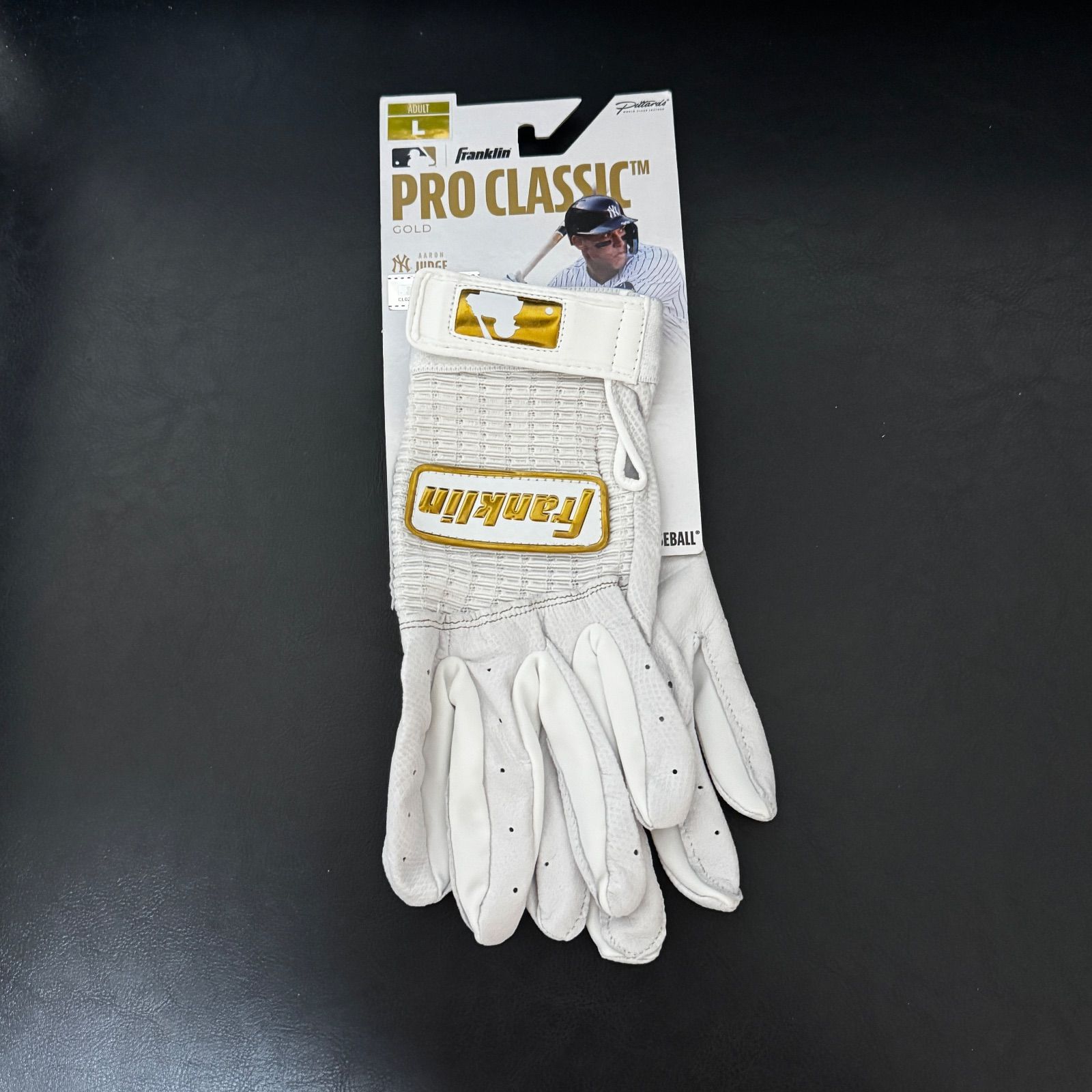 Franklin Pro Classic ホワイト ゴールド Sサイズ バッテ Franklin Pro Classic ホワイト ゴールド バッティンググローブ - メルカリ