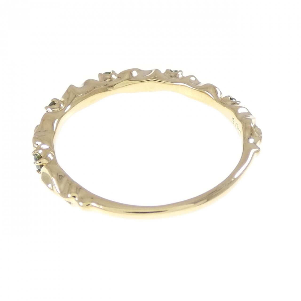 K18YG ダイヤモンド リング 0.09CT - メルカリ