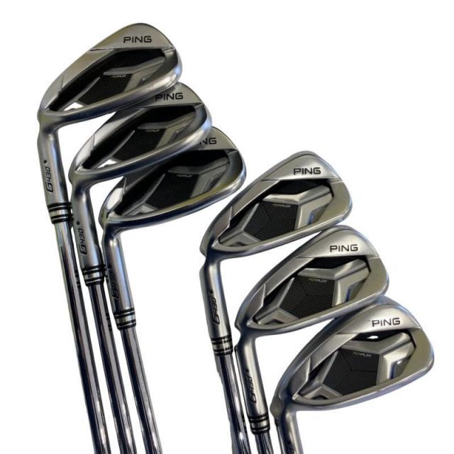 【レフティ】ピン G430 黒ドット メンズアイアンセット 6本 スチール S レフティ】ピン G430 黒ドット メンズアイアンセット 6本 スチール S