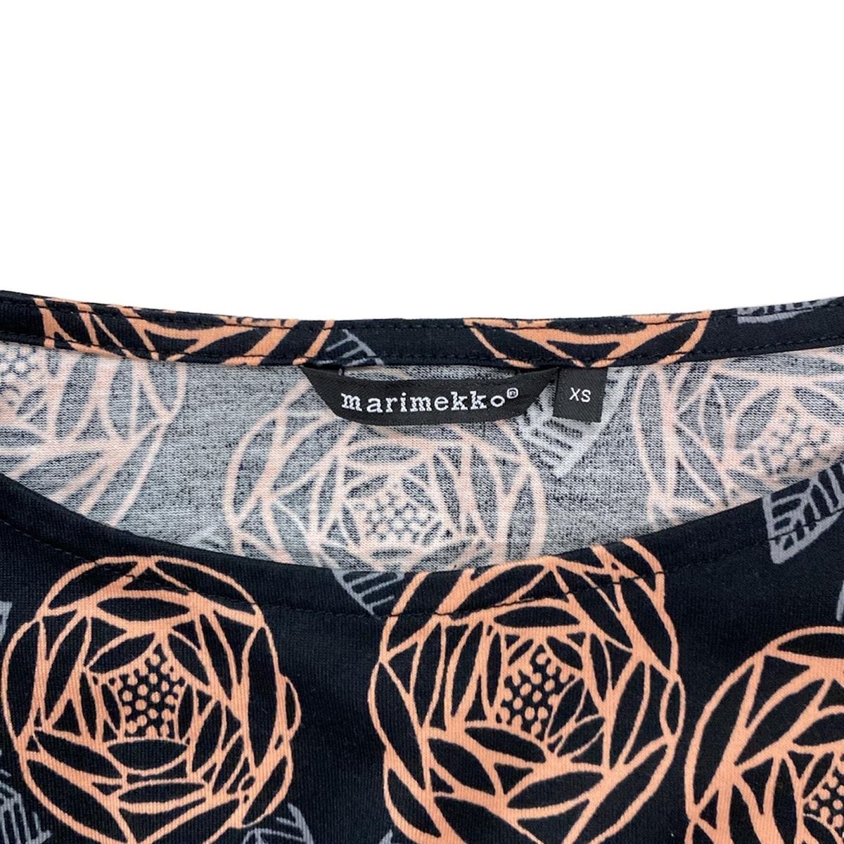 marimekko(マリメッコ) ワンピース サイズXS レディース美品 - 黒