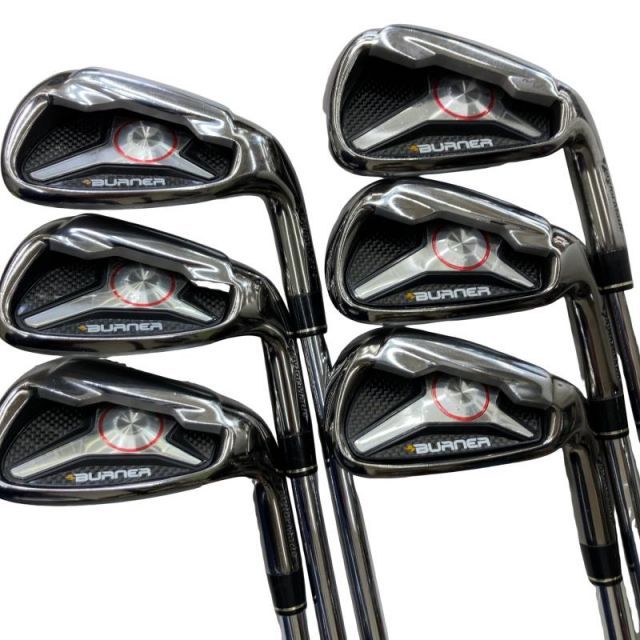 中古】 テーラーメイド BURNER(2009) 6S アイアンセット IR NS PRO