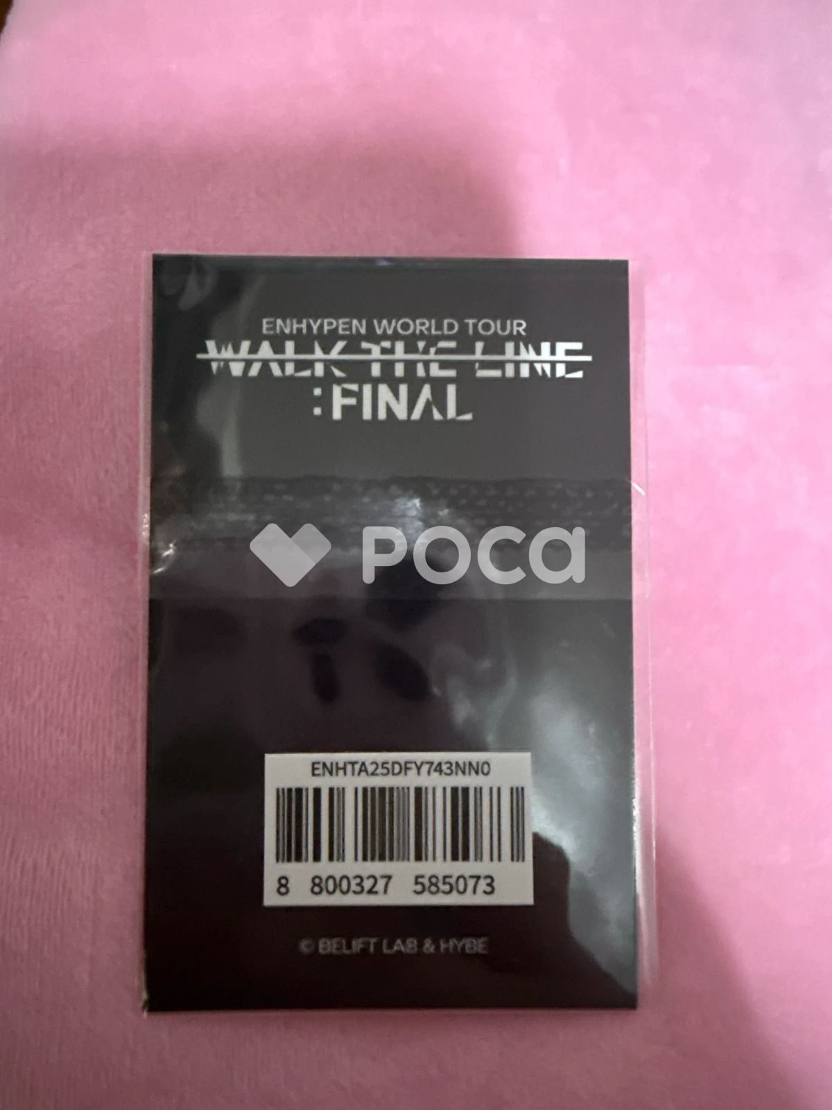 ENHYPEN ヒスン ENHYPEN WORLD TOUR 'WALK THE LINE' : FINAL 購入特典