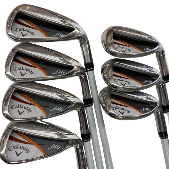 中古】 キャロウェイ filly 7S レディース アイアンセット IR filly