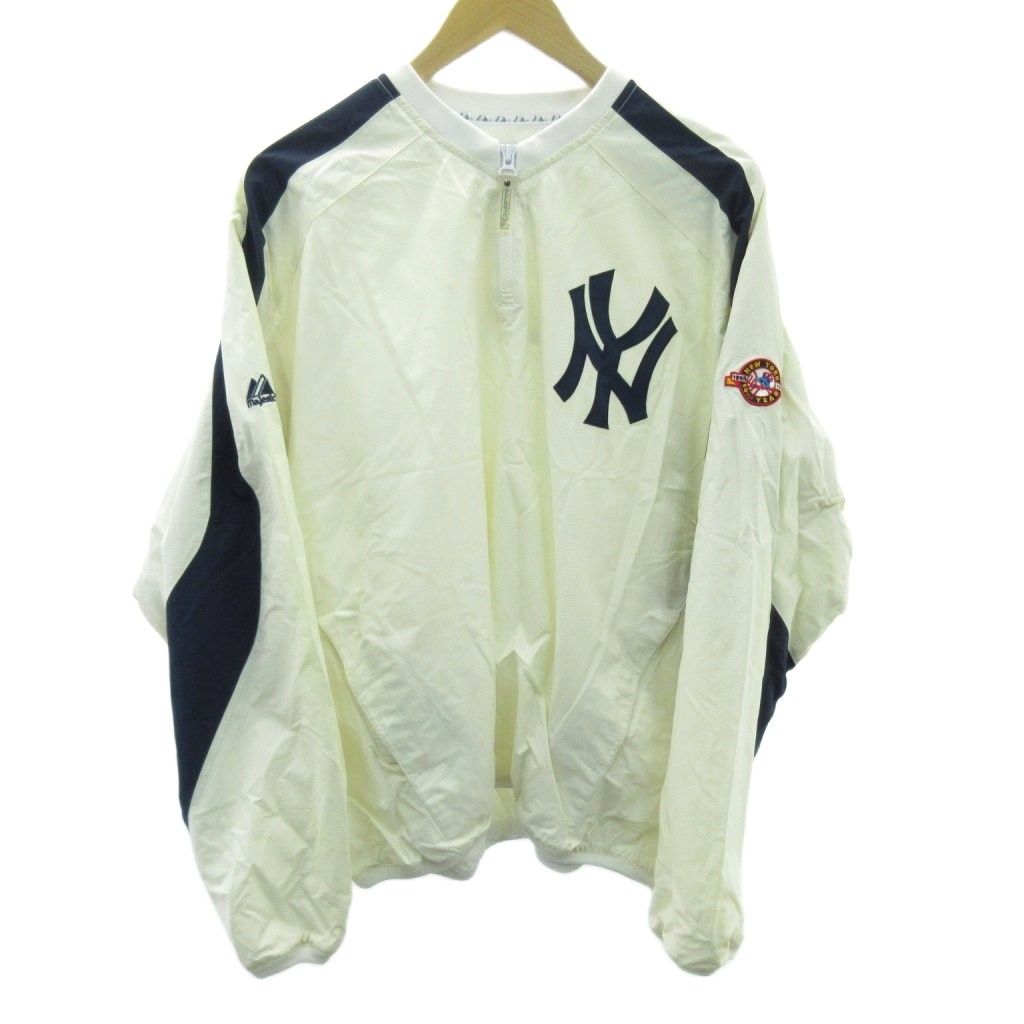 マジェスティック MAJESTIC COOPERSTOWN ハーフジップ ナイロン プル