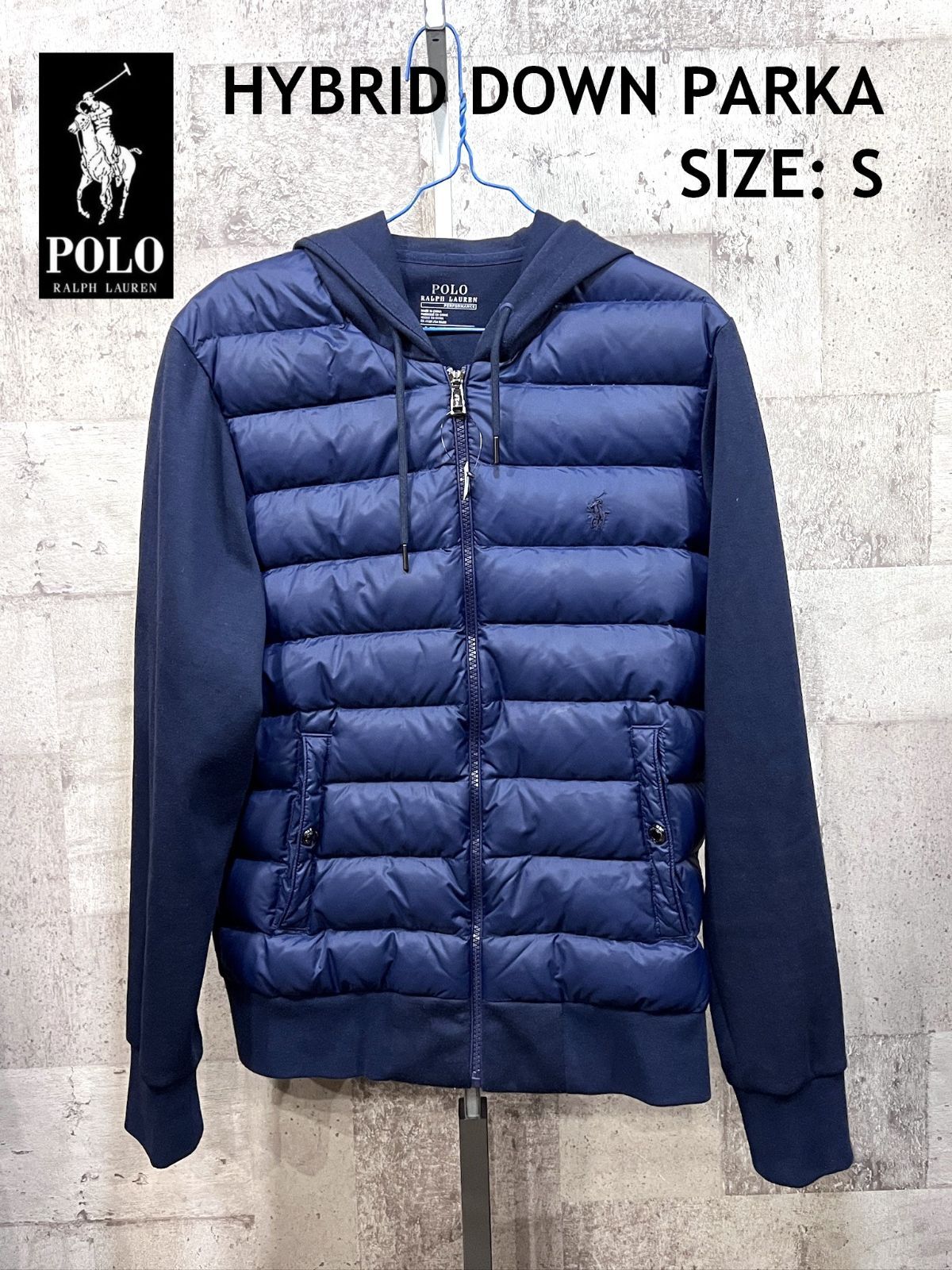 ポロラルフローレン 正規 ハイブリッド ダウン パーカー S ダブル