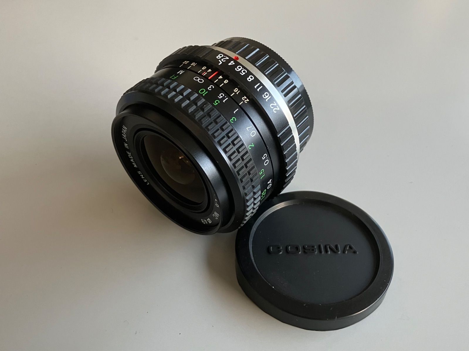 cosina 28mm f2.8 ペンタックスKマウント コシナ Cosina COSINON-W 28mm F2.8 / COSINON-S 50mm F2 ペンタックス