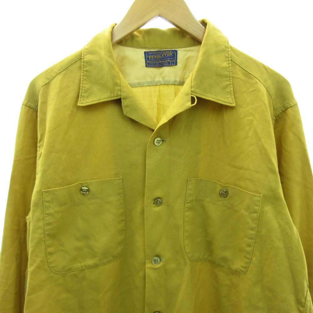 ペンドルトン PENDLETON 60s ヴィンテージ ボード ウール シャツ 開襟