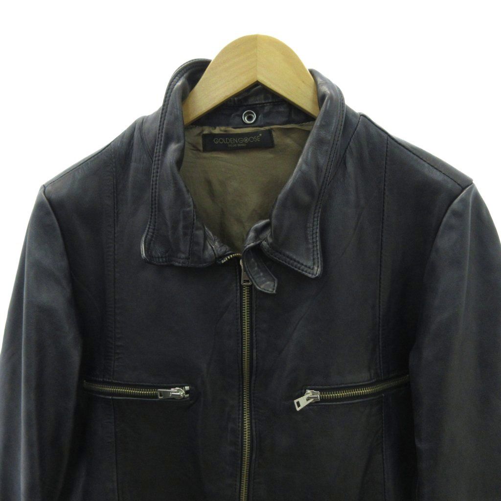 ゴールデングース GOLDEN GOOSE シングルライダース レザージャケット
