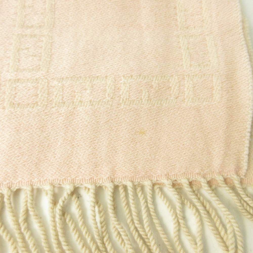 フェンディ FENDI FF柄 マフラー ストール ズッカ柄 ピンク - メルカリ