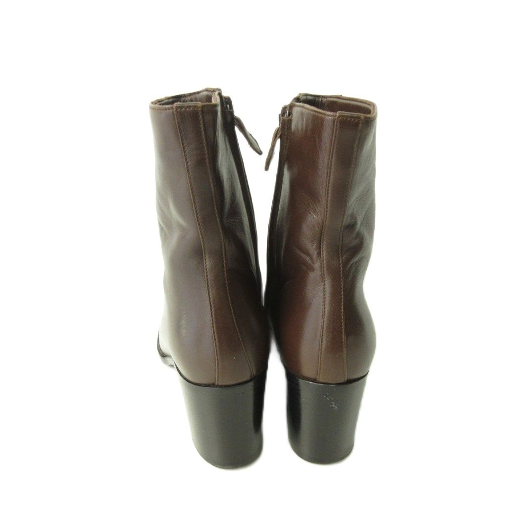 エルメス　ブラウン ストレッチニット ブーティ ヒール8cm エルメスブラウン ストレッチニット ブーティ ヒール8cm