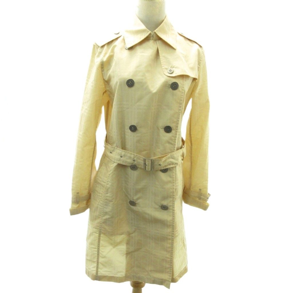 Burberry イエロー トレンチコート バーバリー ロンドン BURBERRY LONDON 銀釦 トレンチコート ジャケット