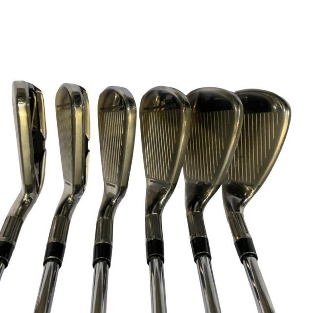中古】 テーラーメイド M4 6S アイアンセット IR RE-AX 90 STEEL JAPAN