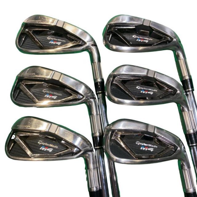 中古】 テーラーメイド M4 6S アイアンセット IR RE-AX 90 STEEL JAPAN