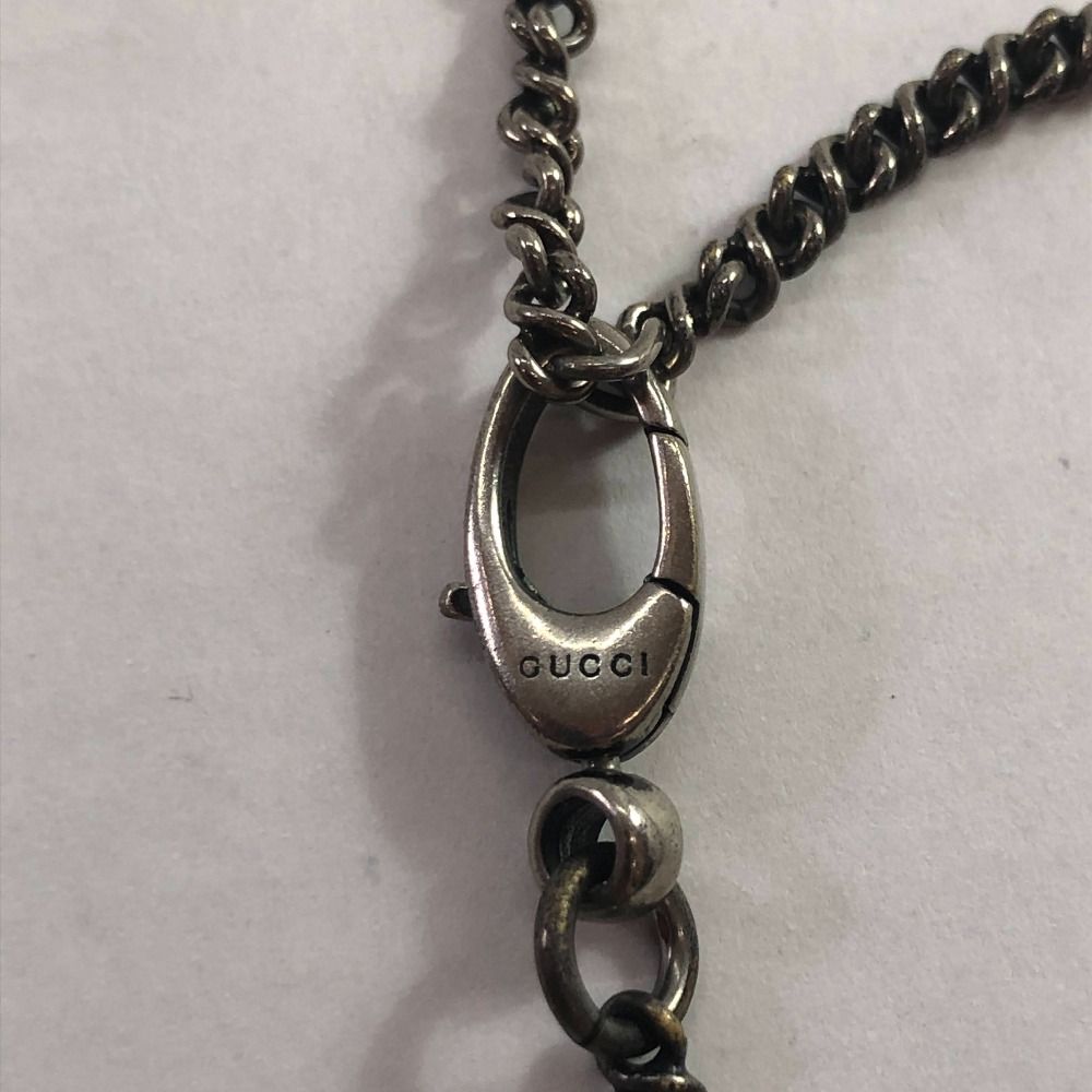 04w5611∞※【中古】 GUCCI グッチ ライオンヘッド ネックレス シルバー
