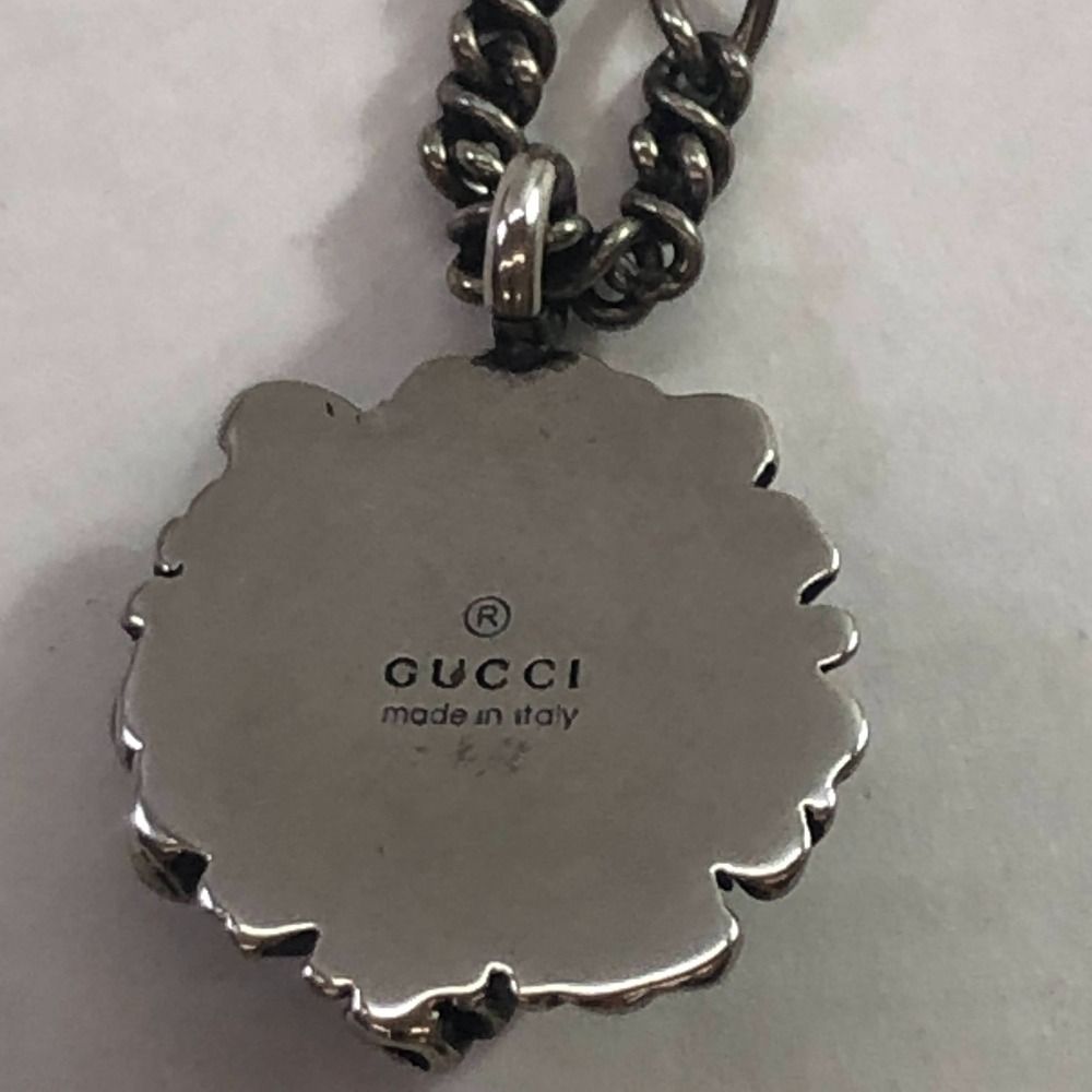 04w5611∞※【中古】 GUCCI グッチ ライオンヘッド ネックレス シルバー
