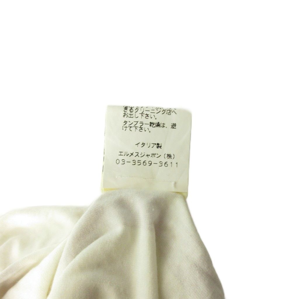 エルメス HERMES マルジェラ期 カットソー ボルデュック柄 リボン柄