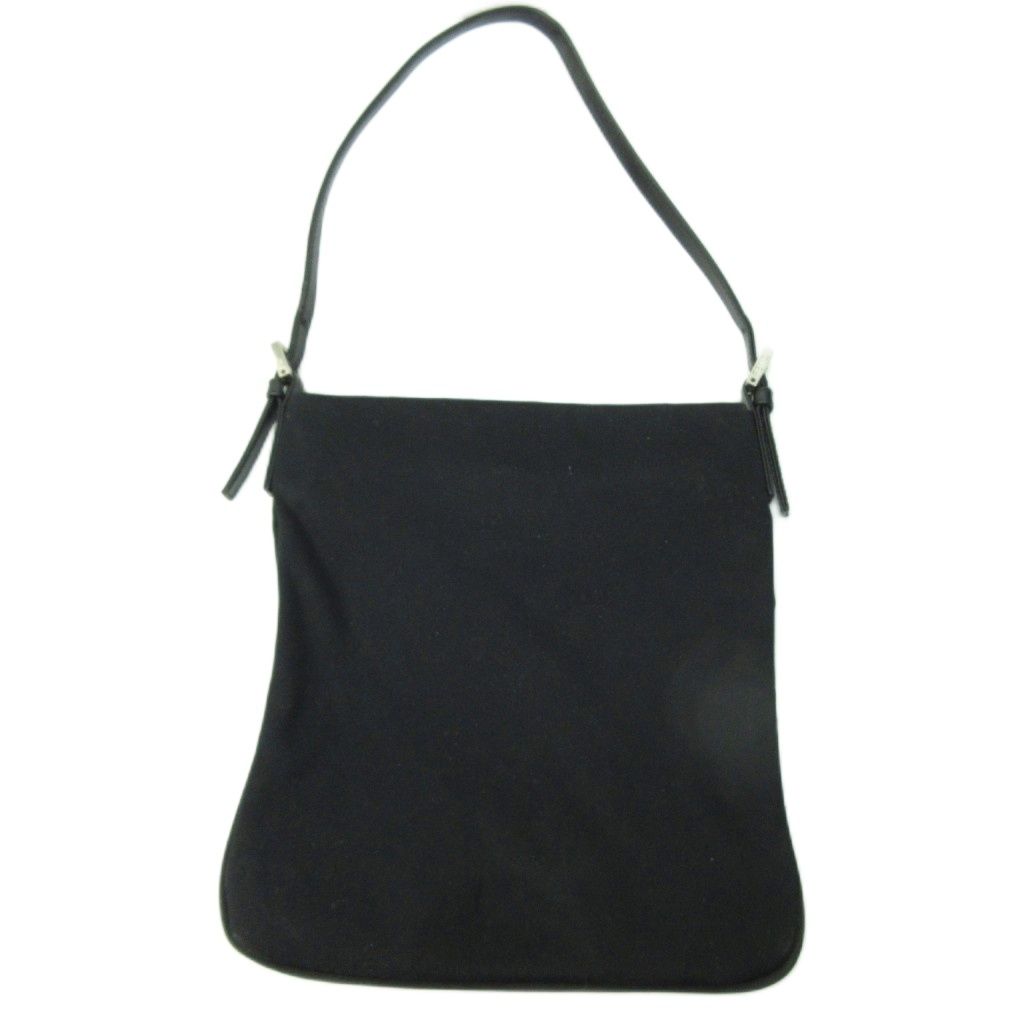 フェンディ　マンマバケット　コットンジャージー　ショルダーバッグ　ブラック　黒 フェンディ FENDI マンマバケット コットンジャージー ワンショルダー