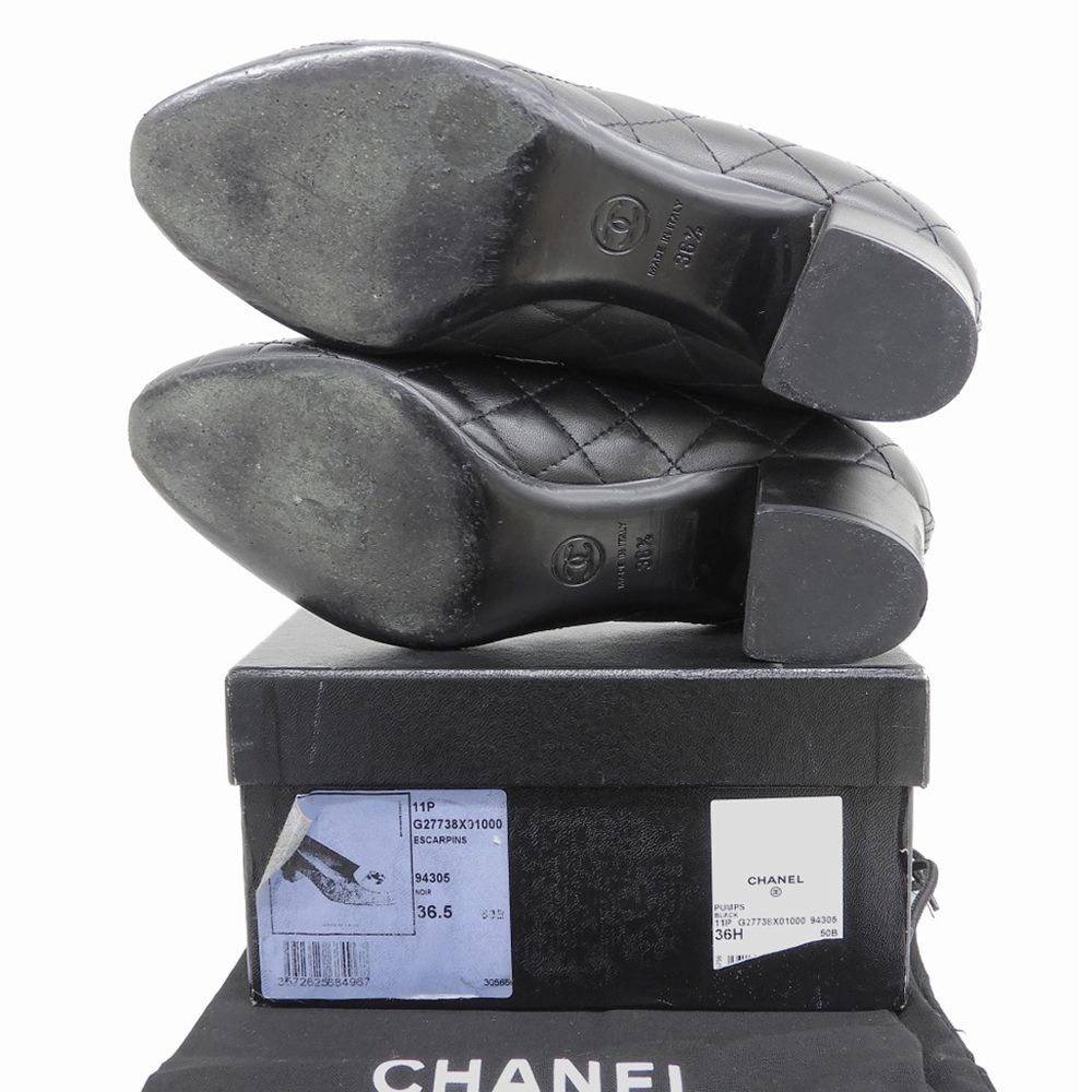 CHANEL シャネル マトラッセ ココマーク ターンロックデザイン チャン