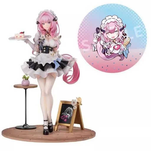エリシア 崩壊3rd ピンクのメイドさん♪Ver. フィギュア 1&frasl;7 : エリシアのフィギュアが 崩壊3rd」より“ピンクのメイドさん”が登場！ ピンクのメイドさんVer. 0 エリシア（Elysia） フィギュアお迎え [特典付き] ※特典付 予約特典付属 完成品