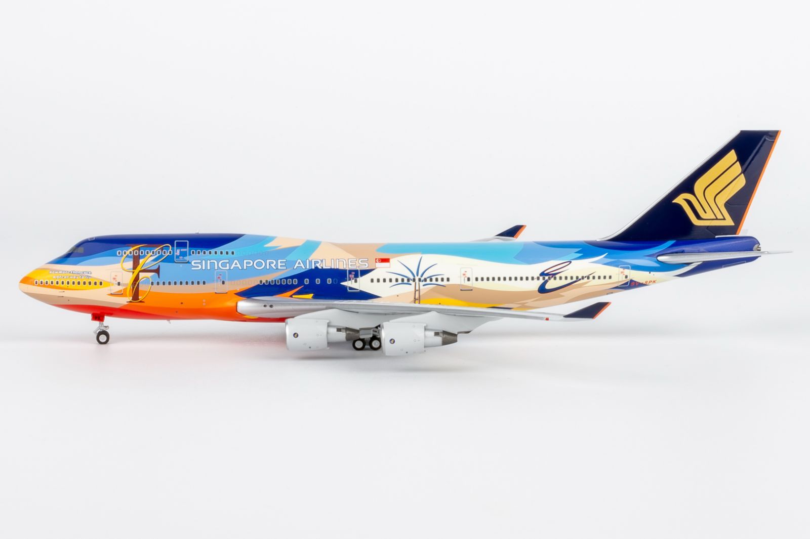 NGmodels 1:400 B747-400 シンガポール航空 9V-SPK NGmodel シンガポール航空 747-400 9V-SPK 1/400 04012 - メルカリ