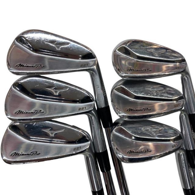 中古】 ミズノ Mizuno Pro 221 6S アイアンセット IR 純正特注シャフト
