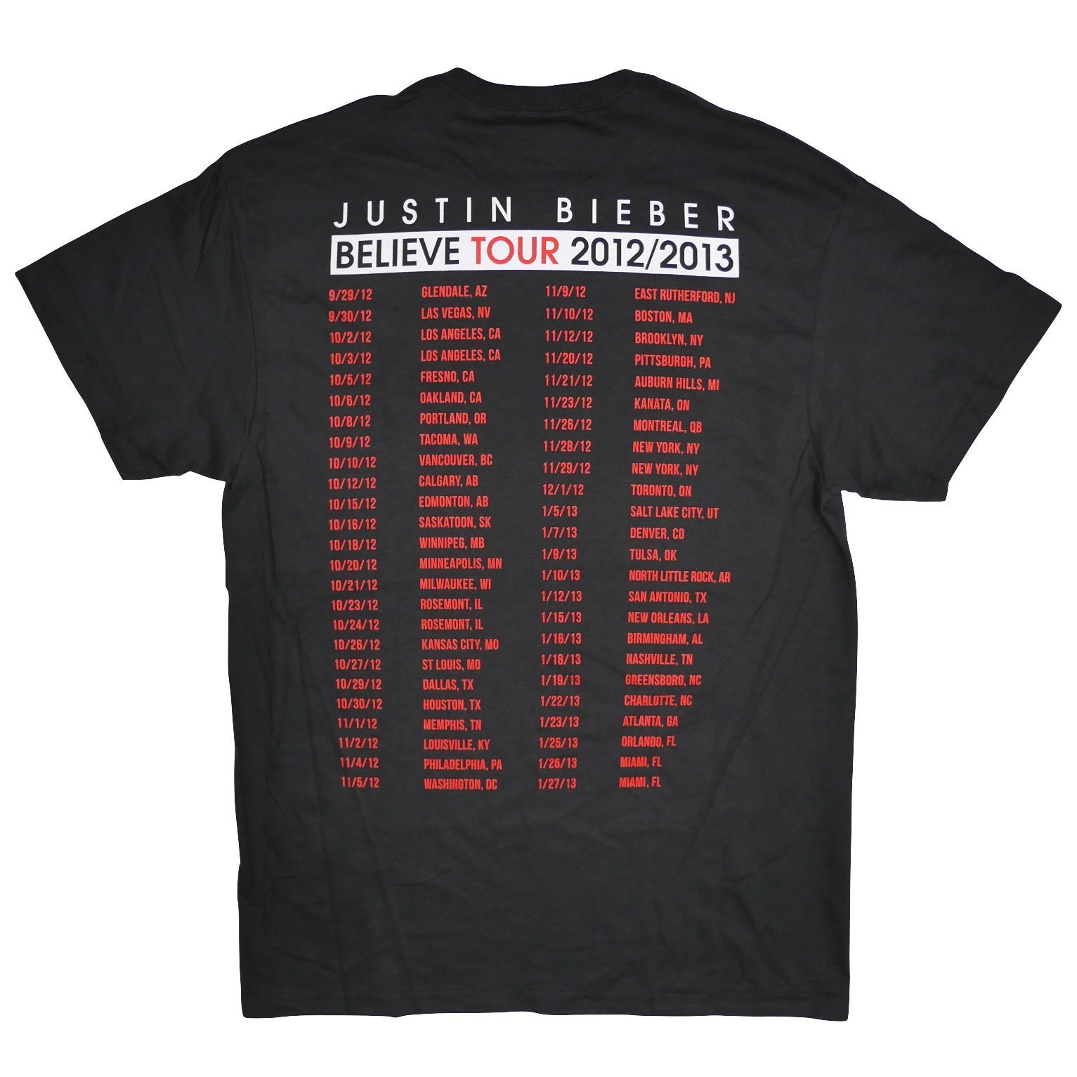 M】新品 デッドストック Justin Bieber ジャスティンビーバー Believe