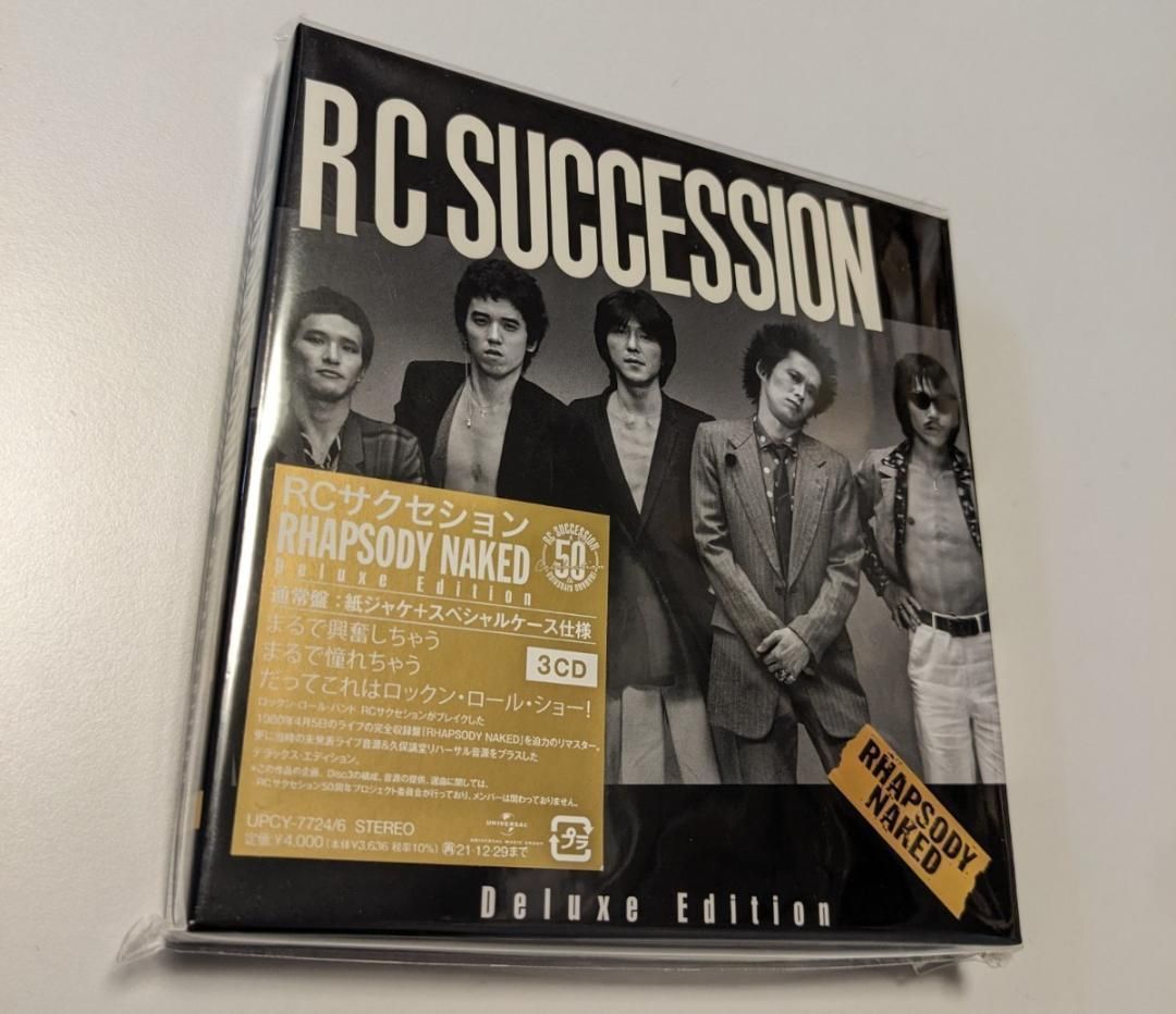3CD RCサクセション ラプソディー ネイキッド・デラックスエディション