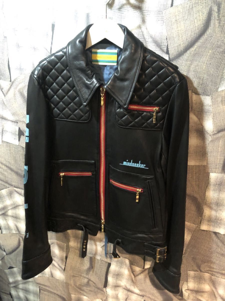 MIND SEEKER レザージャケット マインドシーカー MS-172-001 ブラック