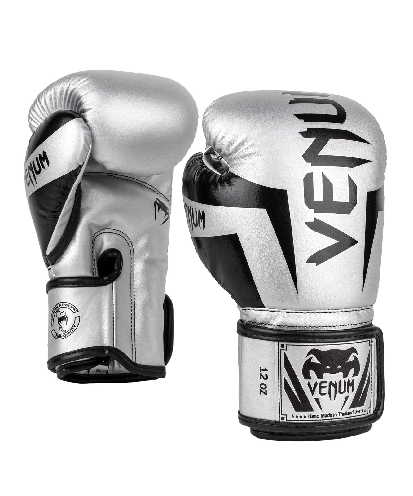 VENUM ボクシング グローブ ELITE BOXING GLOVES （シルバー×ブラック