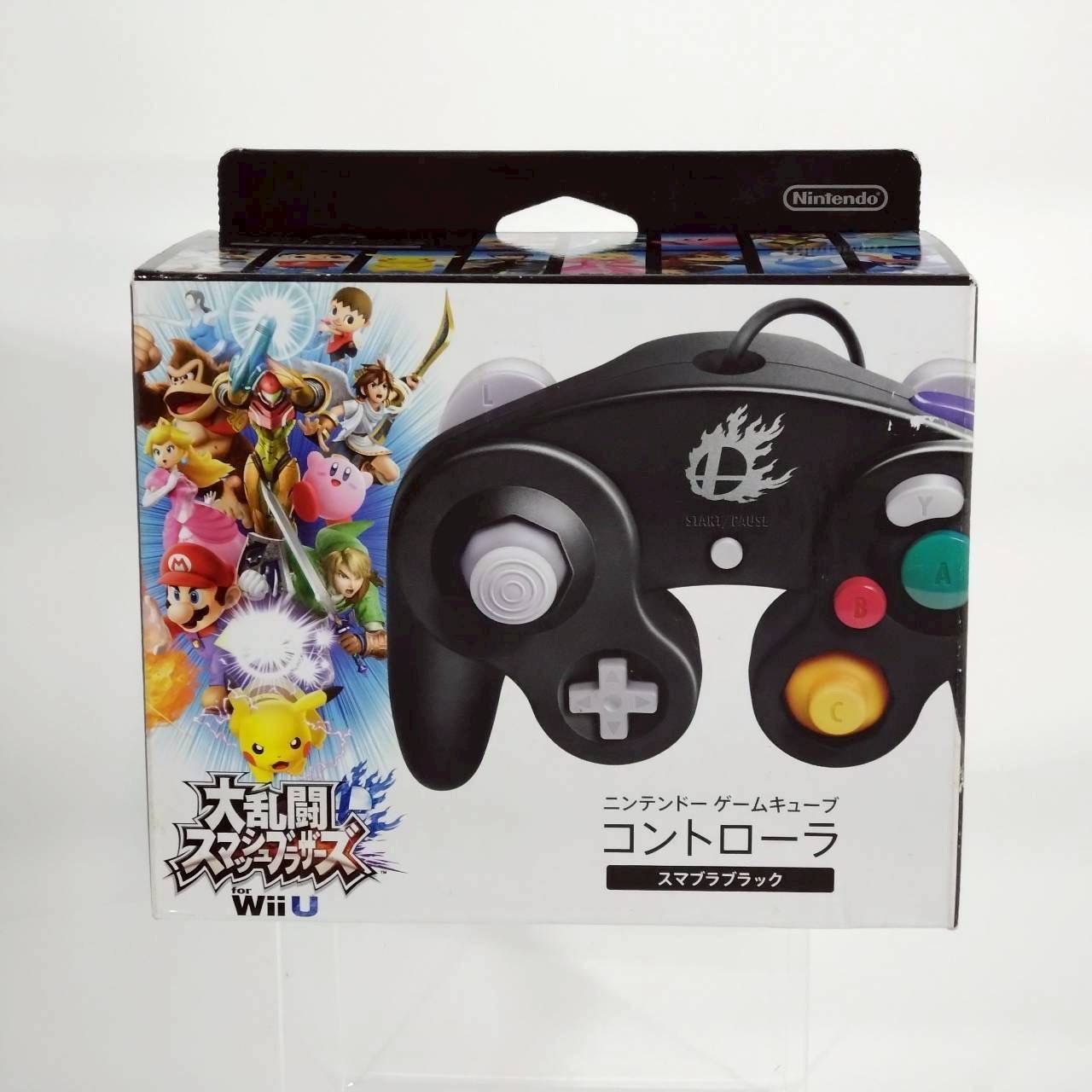 美品】ニンテンドー ゲームキューブ コントローラ スマブラブラック 