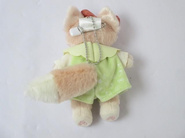 中古品 ディズニー リーナベル ぬいぐるみバッジ ハートフェルト