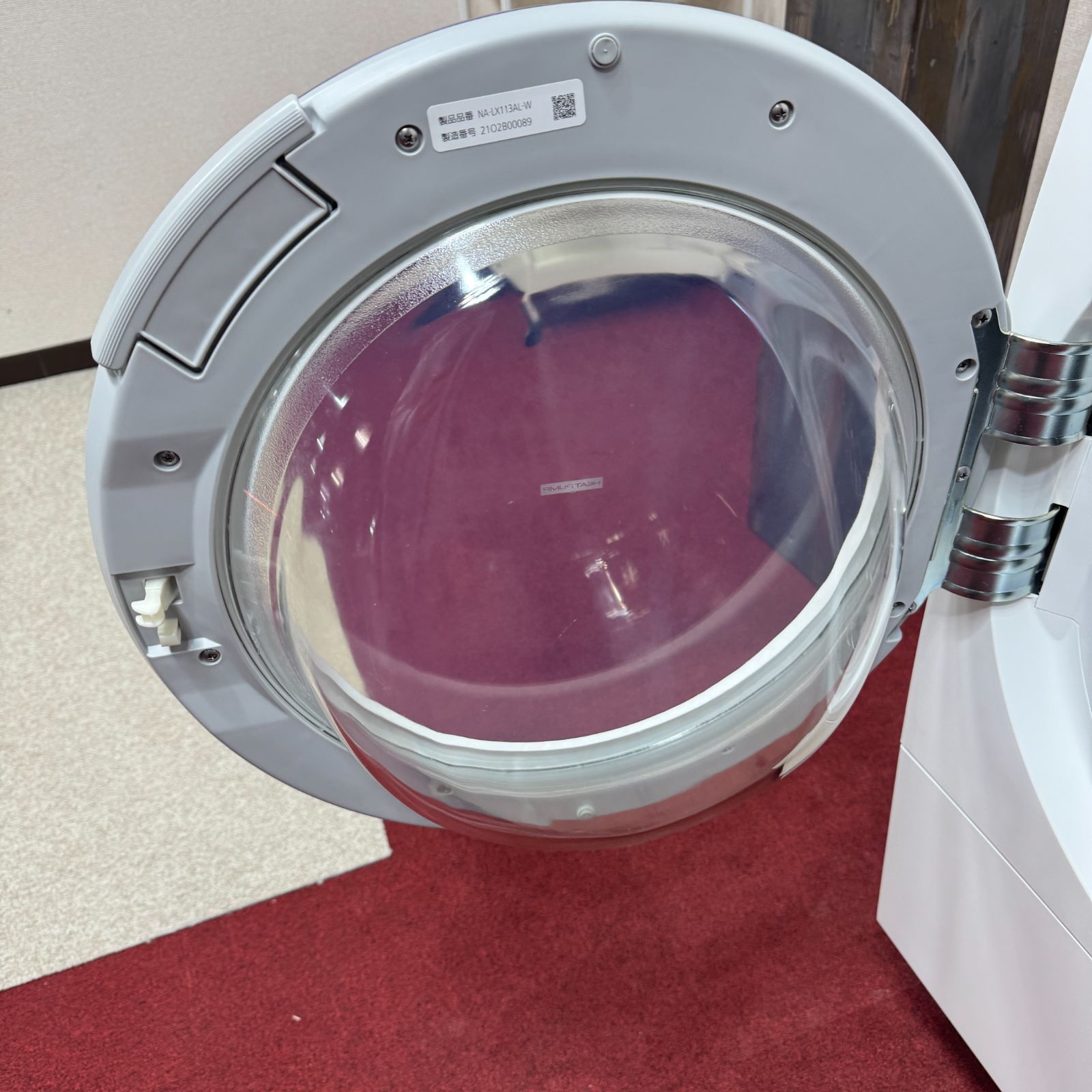 東京23区送料無料　美品パナソニックドラム洗濯乾燥機型2021年製　洗浄/除菌済 東京23区送料無料 超美品パナソニックドラム洗濯乾燥機型 2021年製11/6