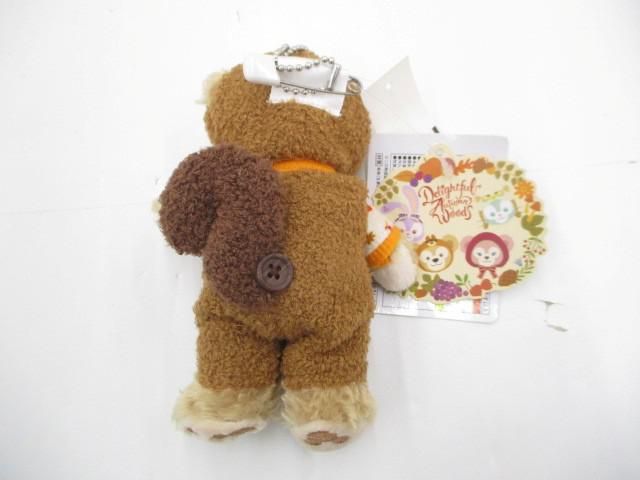 良品 ディズニー ダッフィー 秋のぼうけん タグ付き ぬいぐるみバッジ