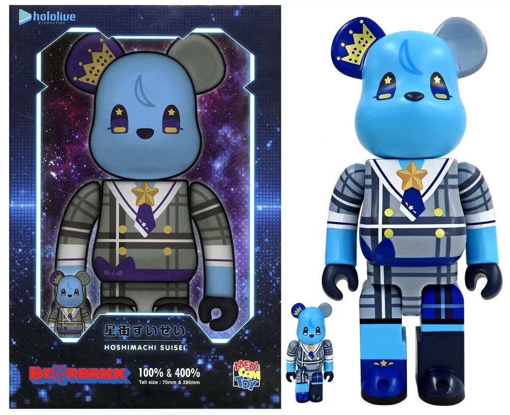 中古】フィギュア BE＠RBRICK-ベアブリック- 星街すいせい 100%＆400