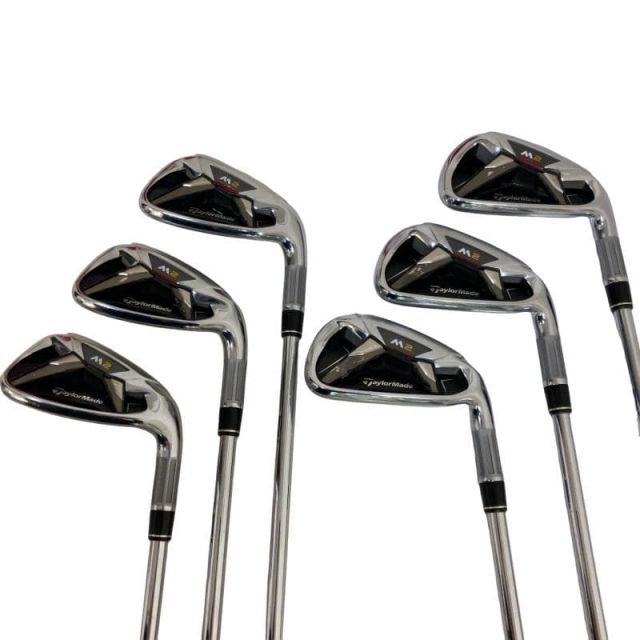 中古】 テーラーメイド M2 6S アイアンセット IR RE-AX 90 STEEL JAPAN