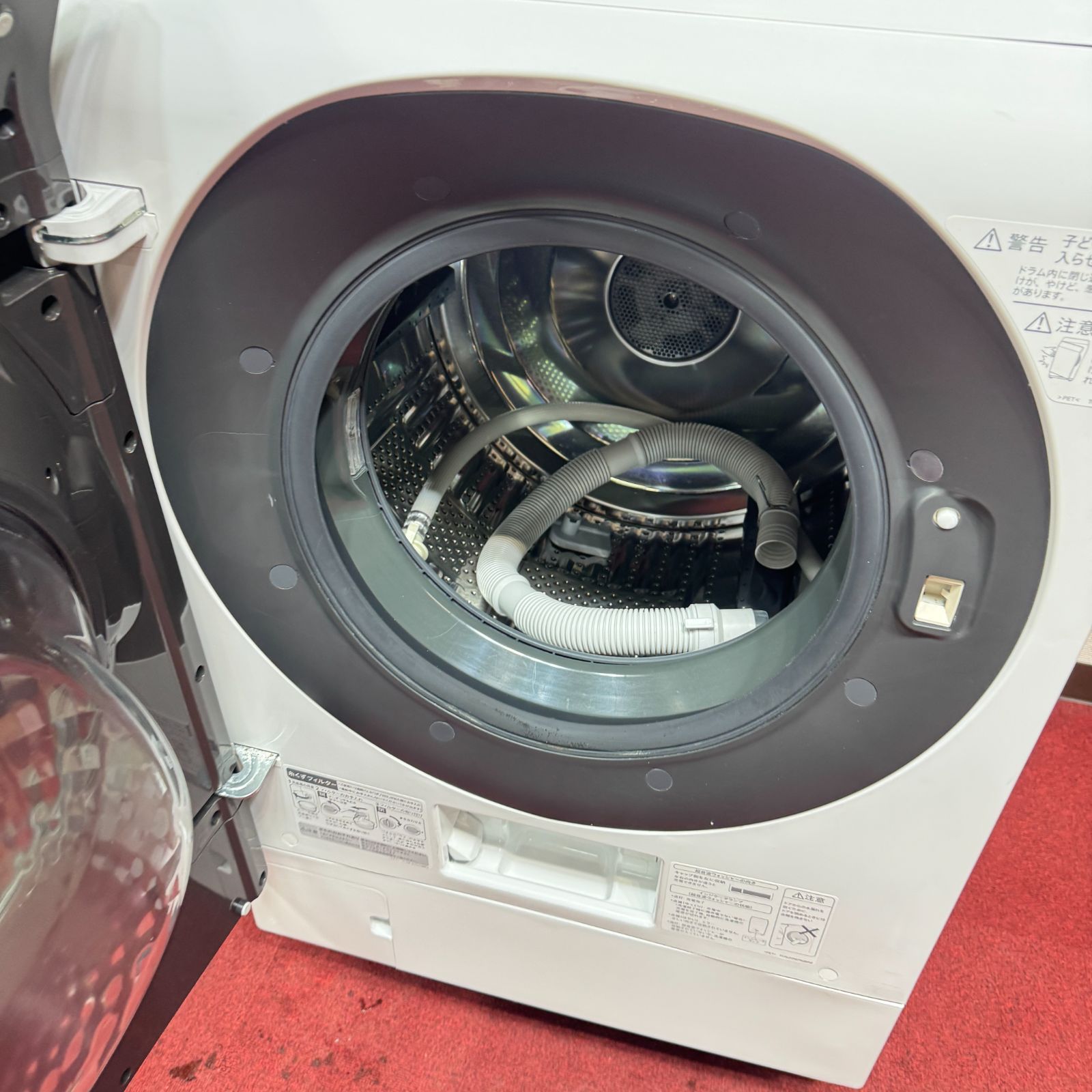 東京23区送料無料 超美品シャープドラム洗濯乾燥機型 2018年製11/6