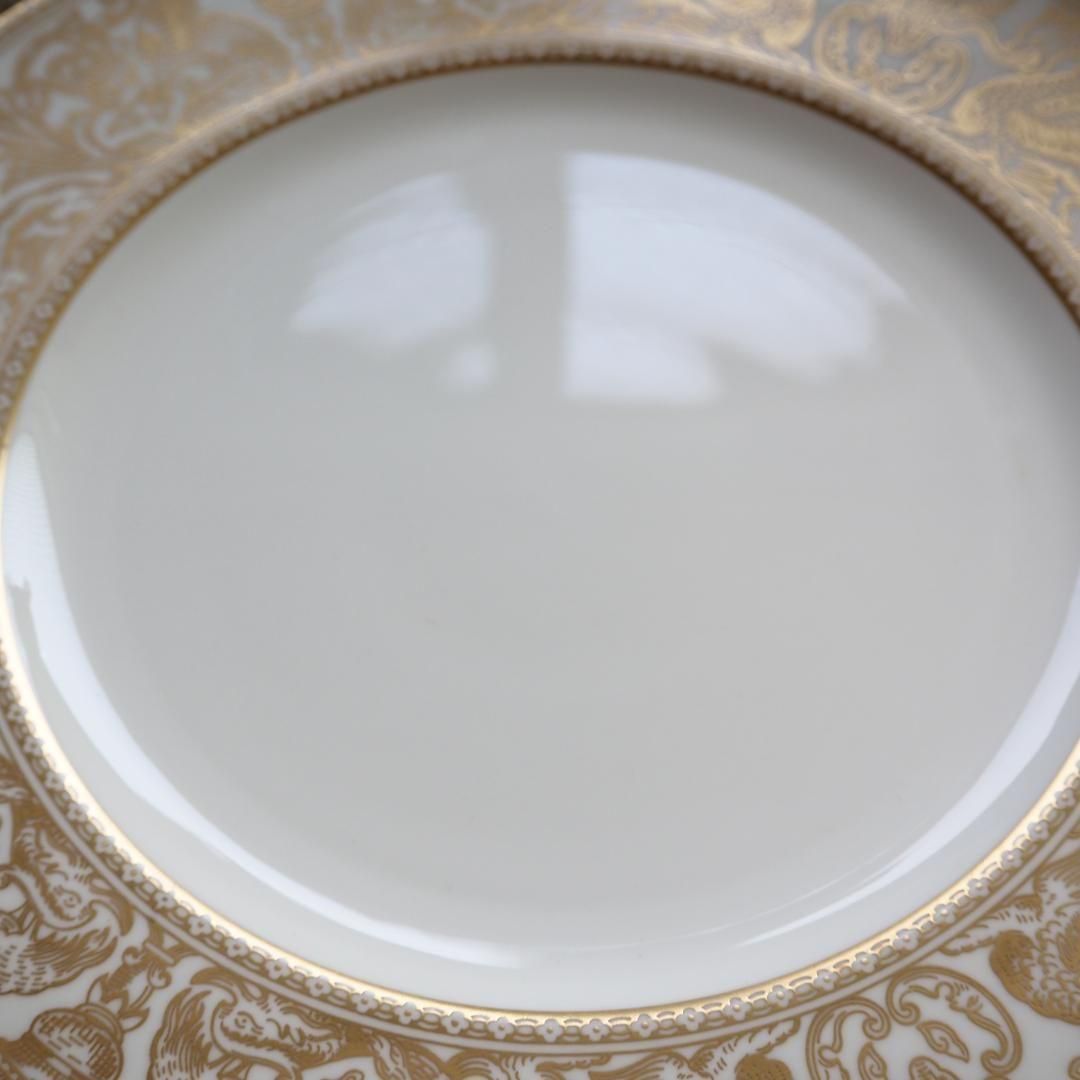 極美品 ウェッジウッド フロレンティーン ゴールド 20cmプレート