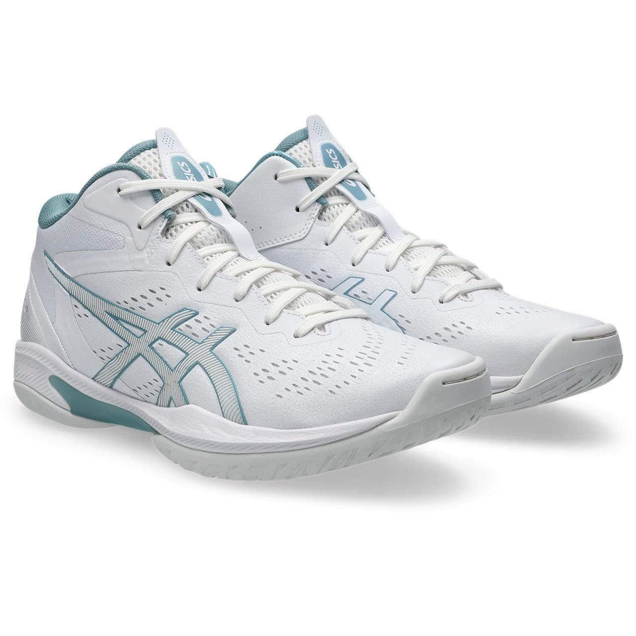 [アシックス] バスケットボールシューズ GELHOOP V16 1063A078 ユニセックス ホワイト/ライトスティール 28.5 