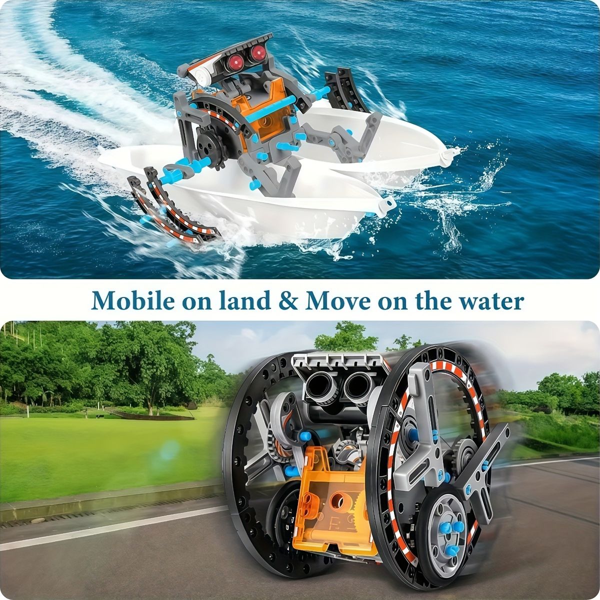 STEAM教育】13in1 ソーラーロボットキット 工作セット 8歳以上向け