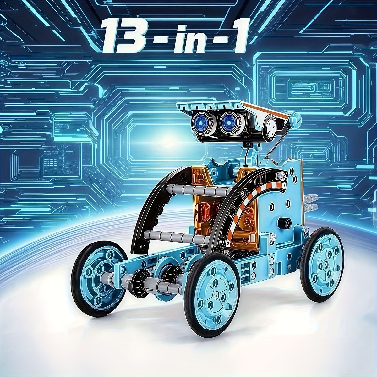 STEAM教育】13in1 ソーラーロボットキット 工作セット 8歳以上向け