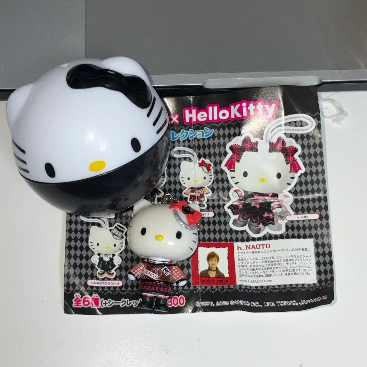 ハローキティ キーホルダー 6個セット　パンク　ゴシック　h.NAOTO ハローキティ キーホルダー 6個セット パンク ゴシック h.NAOTO ハロー