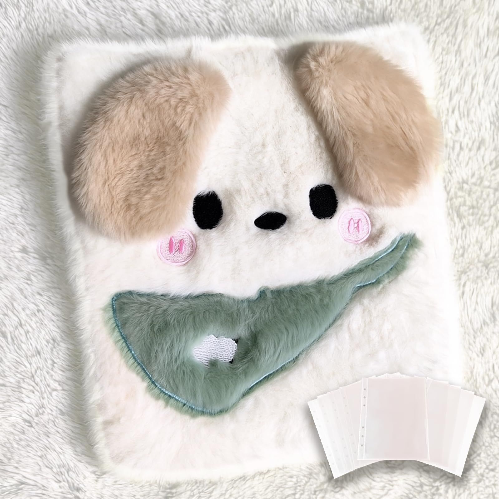 シール帳 透明 A6 リフィル 可愛い ぬいぐるみ 女の子 ドロップシール