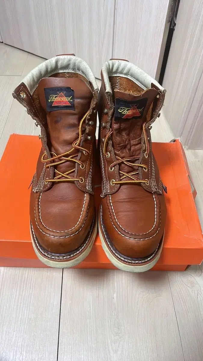 Thorogood(ソログッド) モックトゥ ウォーカーブーツ ブラウン 7 D